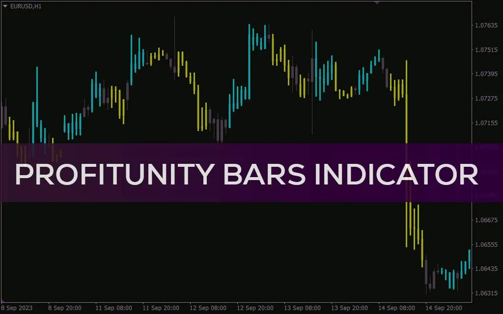 تشخیص سیگنال های معاملاتی بر اساس مومنتوم با اندیکاتور Profitunity bars برای MT4