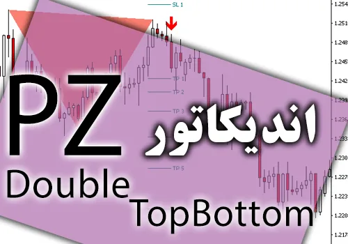 پر کاربردی ترین اندیکاتور PZ DoubleTopBottom برای متاتریدر 4