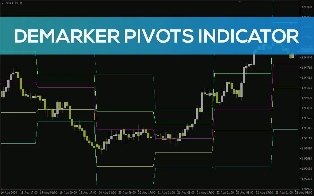 شناسایی سطوح حمایت و مقاومت کلیدی با اندیکاتور DeMarker Pivots برای MT4